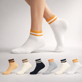 YL-11 Double Striped Ankle Length Socks