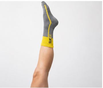 THE CYBER-LINE SUEER - YELLOW & LIGHT GRAY