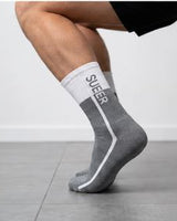 THE CYBER-LINE SUEER - WHITE & LIGHT GRAY