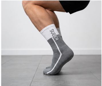 THE CYBER-LINE SUEER - WHITE & LIGHT GRAY