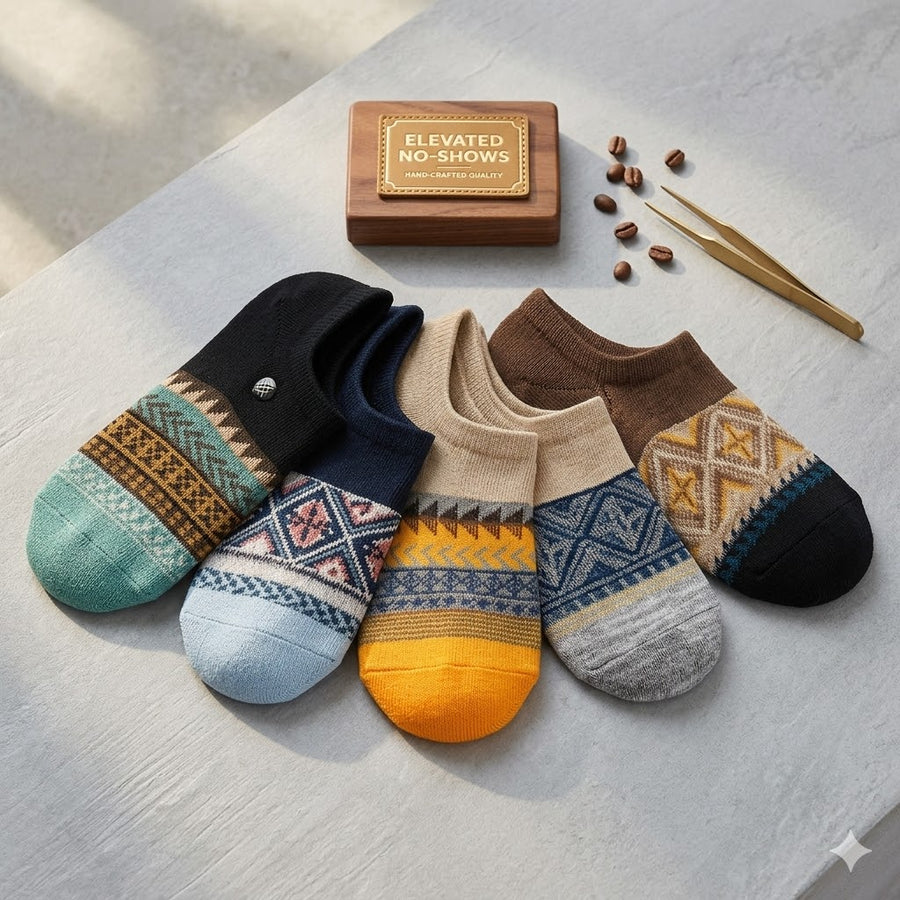 YL-14 Multi Design Loafer 1.0 Low Cut Socks