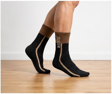 THE CYBER-LINE SUEER - BROWN & DARK GRAY