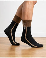 THE CYBER-LINE SUEER - BROWN & DARK GRAY