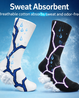 Electric Edison Crew Length Socks