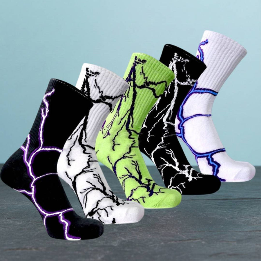 Electric Edison Crew Length Socks