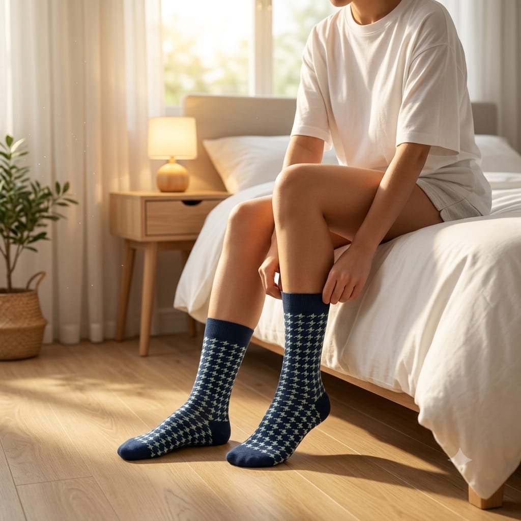 THE HERITAGE HOUNDSTOOTH BLUE