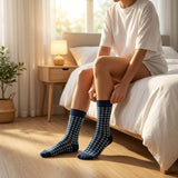THE HERITAGE HOUNDSTOOTH BLUE