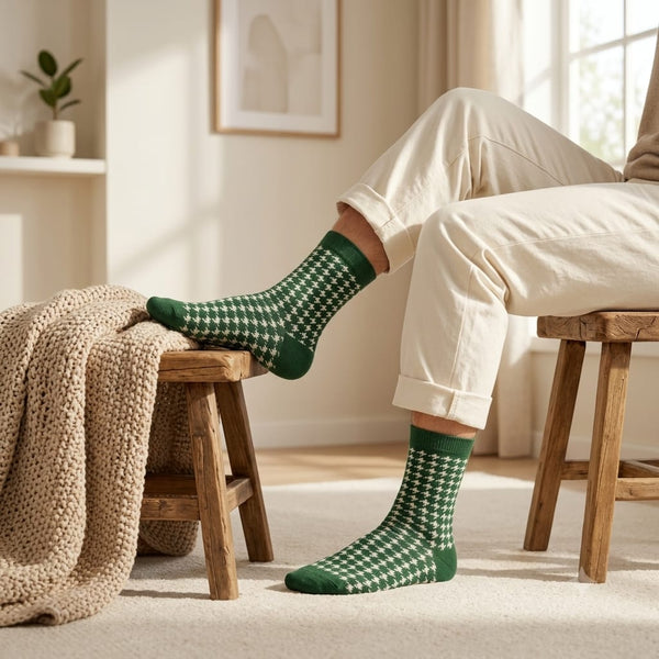 THE HERITAGE HOUNDSTOOTH GREEN