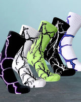 Electric Edison Crew Length Socks