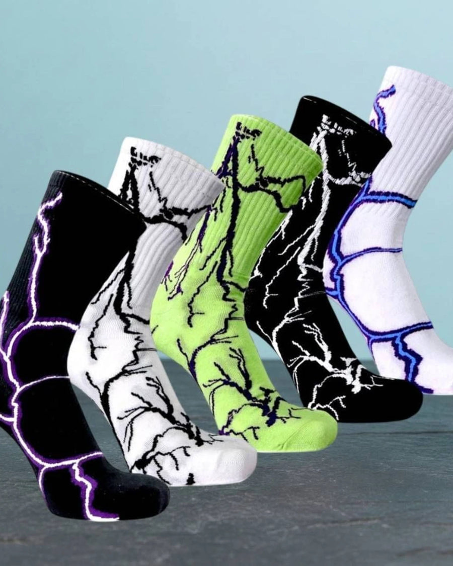 Electric Edison Crew Length Socks